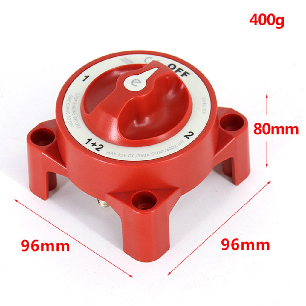 Neue Stil Vier Getriebe Dual Batterie Schalter Selector Sicherheit Geschlossen Off Trennen Rot