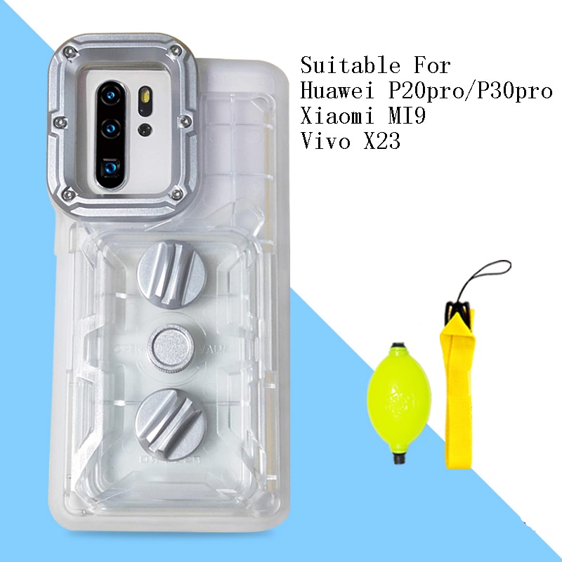 Waterproof Phone Case For Huawei P30 P20 P40 v30 Mate 30 Pro Diving Surfing Swimming Snorkeling Photo Video for xiaomi mi9 Cover