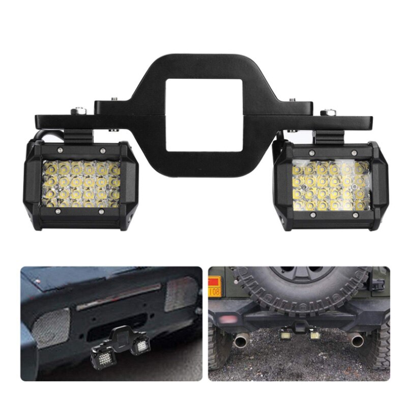 Tilhengerfester bil hengerfeste brakettholder for pickup terreng atv suv traktor 4 x 4 kjøretøy biltilbehør