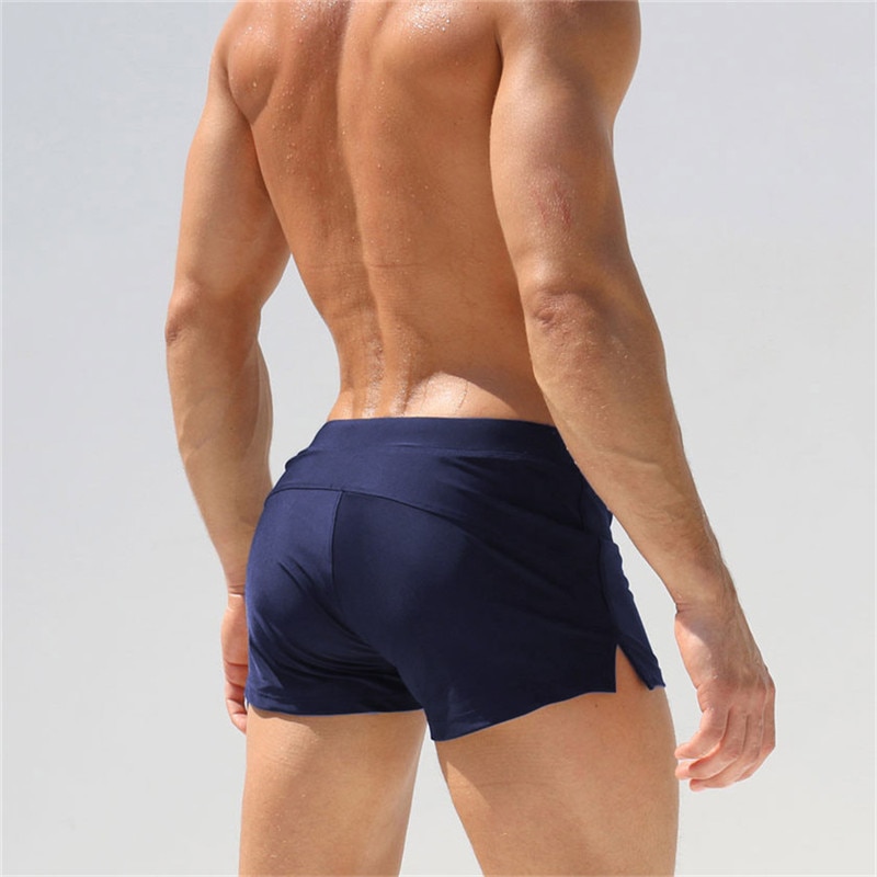 Estate Marca Uomo Costumi da bagno Costumi da bagno da uomo Tavola da surf Abbigliamento da spiaggia Slip da uomo Costume da bagno Boxer Pantaloncini Costumi da bagno Custodia gay