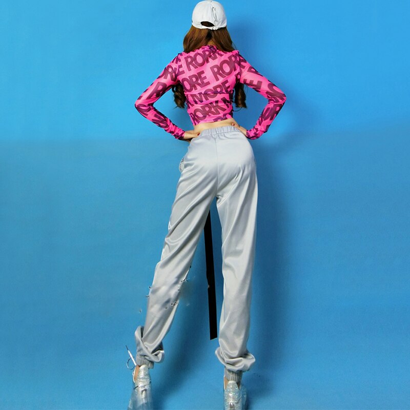 Hip Hop Costumes Women Street Dance Clothing Jazz Modern Performance Wear Nightclub Singer Dj Ds Adults Rave Outfit DNV12335