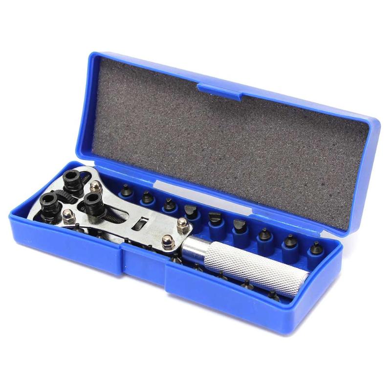 Watch Case Opener Adjustable Screw Back Remover Alloy Waterproof Wrench Watch Repair Tool