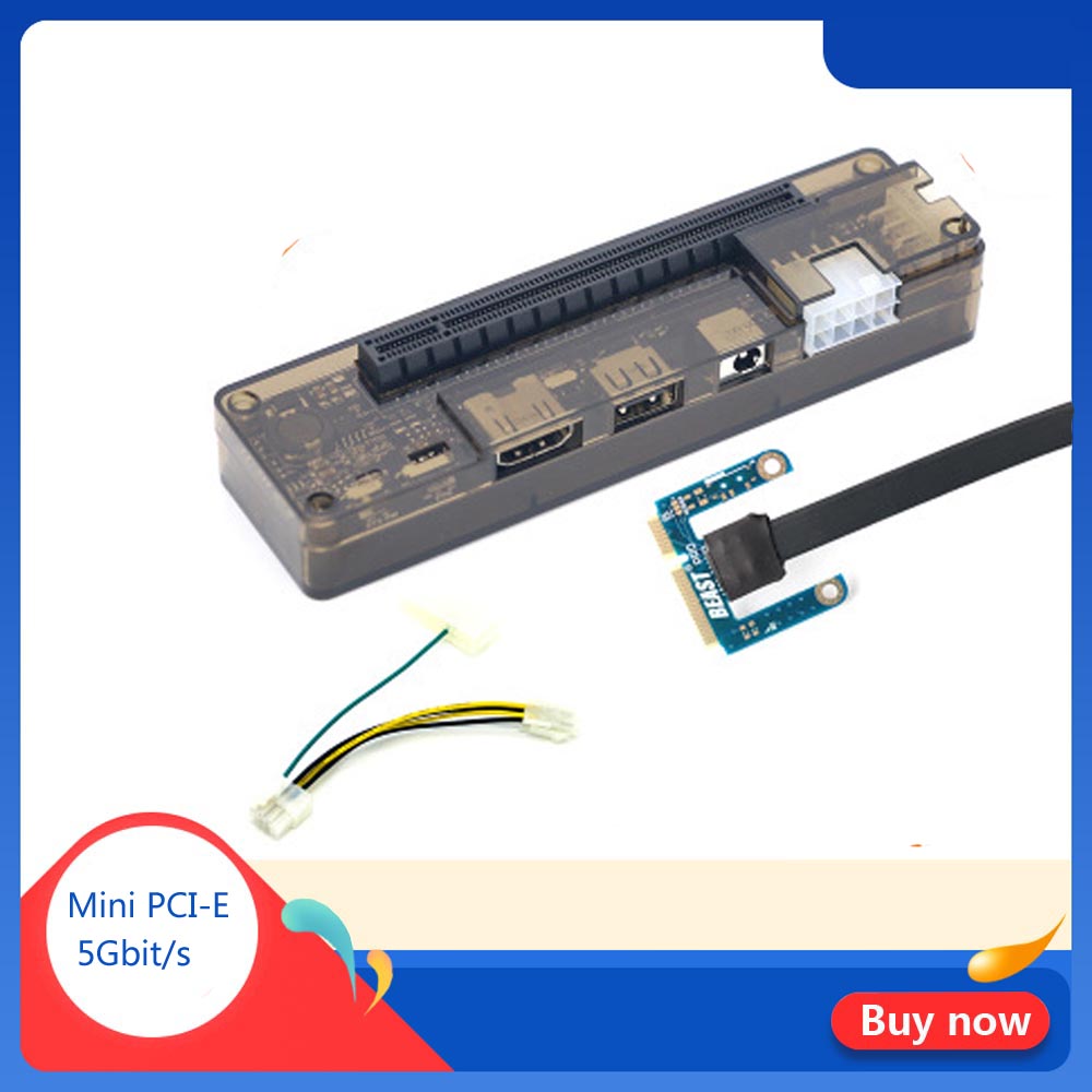 PCIe PCI-E V8.4D EXP GDC External Laptop Video Card Dock / Laptop Docking Station (Mini PCI-E interface Version)