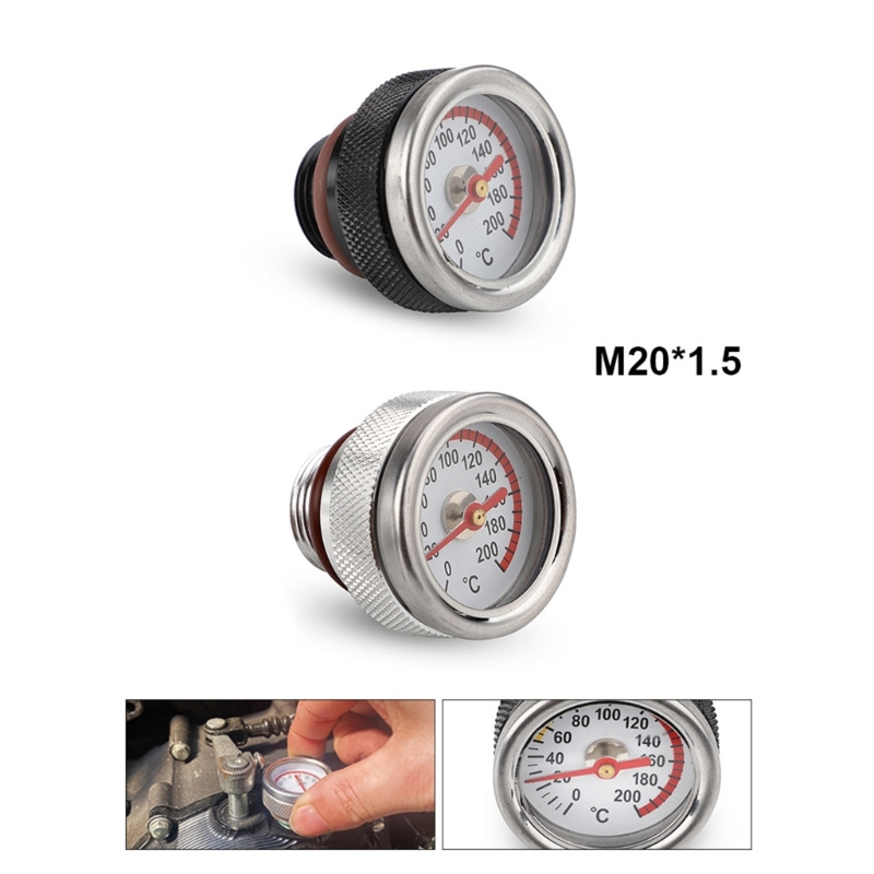 M20 x 1.5 motorcykeloljetemperaturmätare motortemperaturmätare tillbehör