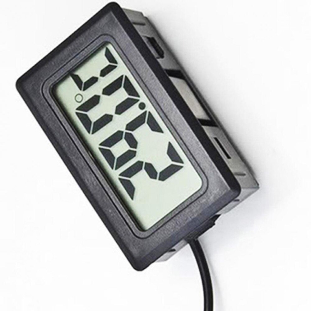 Mini Digital LCD Thermometer Hygrometer Temperature Humidity Meter Probe Sensor Car Water Pop Aquarium Water Thermometer