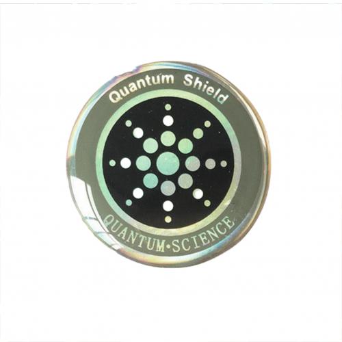 Pegatinas antiradiación para teléfonos móviles, escudo electromagnético de forma redonda, parches de ondas electromagnéticas, 1 Uds.: Silver