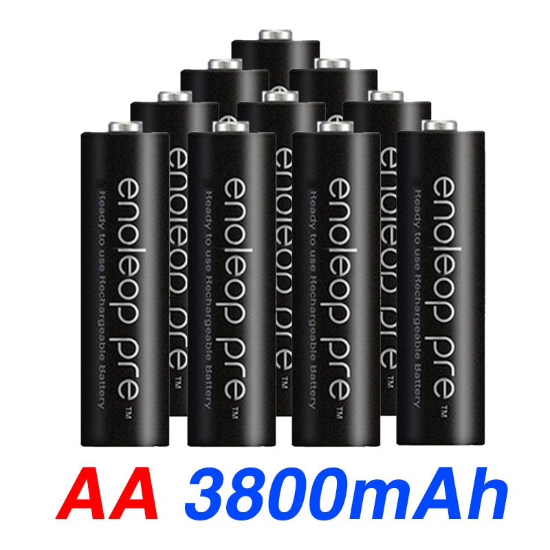 4 Stuks Eneloop Batterij Primaire Aa Batterij Pro Aa 3800 Mah 1.2 V Ni-Zaklamp Speelgoed Voorverwarmd Oplaadbare Batterij