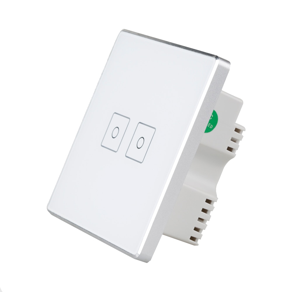 Z-Wave plus Touch panel Wall Mounted light Switch socket 1/2/3 gang support single live wire connection