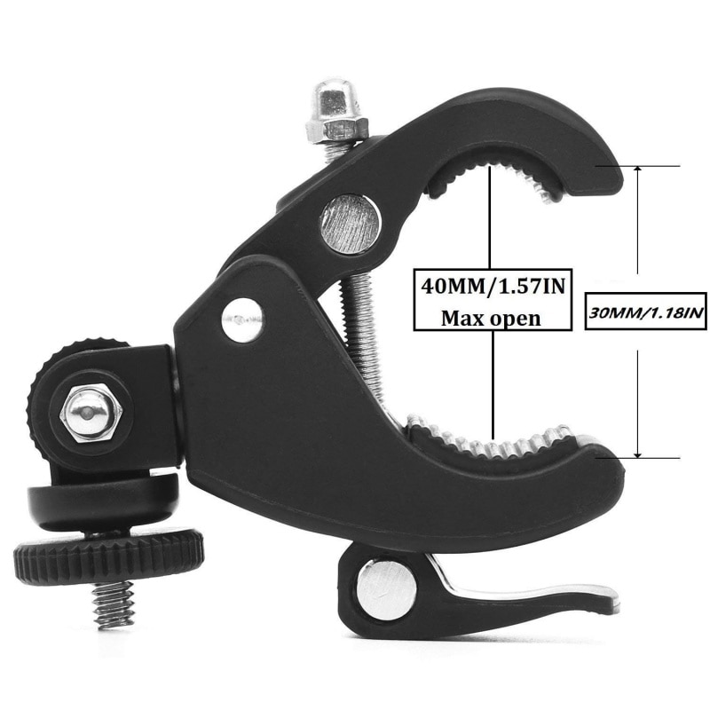 1/4 Camera DV DSLR Bike Fietsstuur Klem Beugel Statief Schroef Clip Statieven voor Gopro Hero5/ 4/3 +/3/2/1