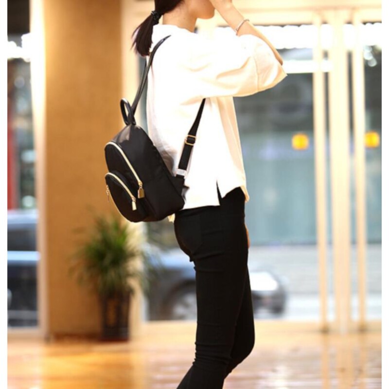 Mochilas escolares impermeables de para mujer, morral informal Oxford para chicas adolescentes, de viaje, a la ,