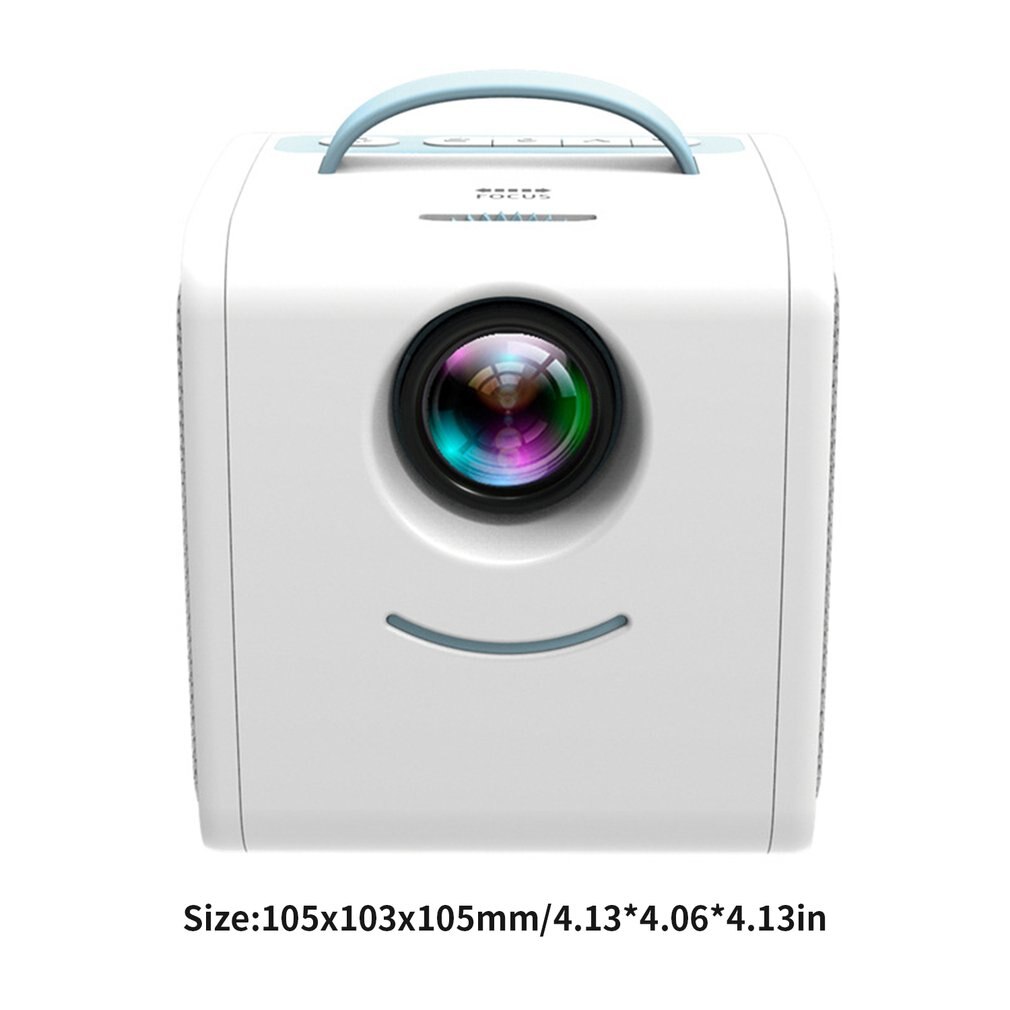 EU Plus Mini Q2 Home Children Projector Portable Led Support Hd 1080P Small Projector 20-80 Inch Projection Size