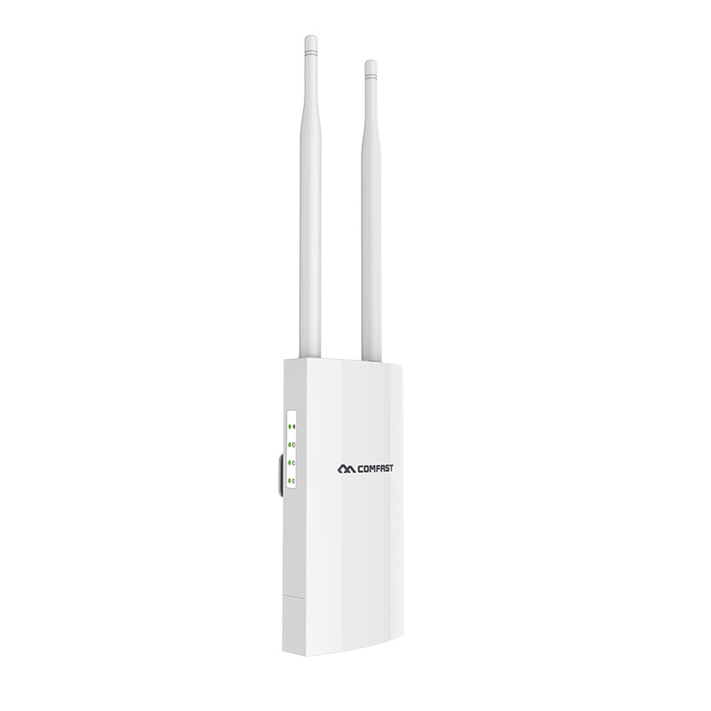Routeur sans fil extérieur longue portée 300 Mbps répéteur Wifi sans fil/AP/WIFI routeur CPE 2.4G double antenne externe adaptateur POE 48 V