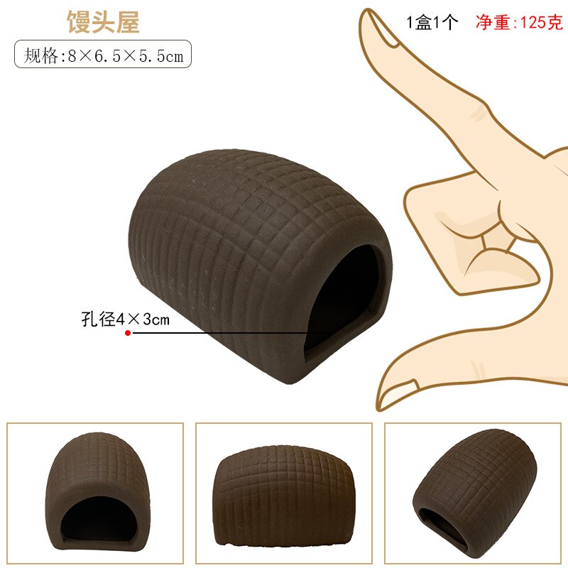 Aquarium Accessories Fish Tank Fish Eggs Decorations Cave Aquarium Shelter Ceramic Shrimp Spawn Live Hide Breeding Holes: NEX009-D