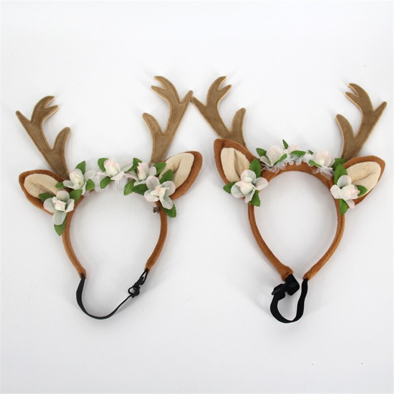 Nette Weihnachten Katze Kostümich Kopfschmuck Für Hund Katze Haustier Weihnachten Stirnband Hütte Welpen Kostüm Weihnachten Zubehör