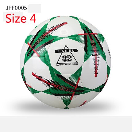 2020 partita di Pallone Da Calcio di Dimensioni Standard 4 Size 5 Pallone di Calcio DELL'UNITÀ di ELABORAZIONE e di Materiale PVC di Alta Qualità di Sport di calcio del Campionato palle di formazione: JFF0005 green 4