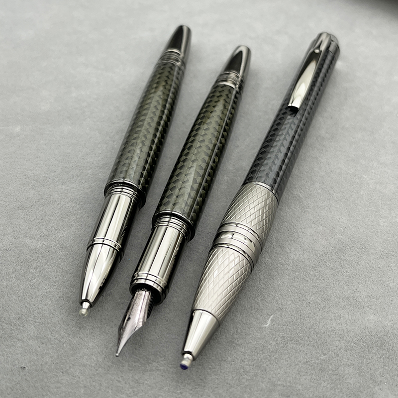 Yamalang Luxury Ballpoint Rollerball Pen Platinum-plated Clip Bussiness Material Carbon Fiber Starwakor