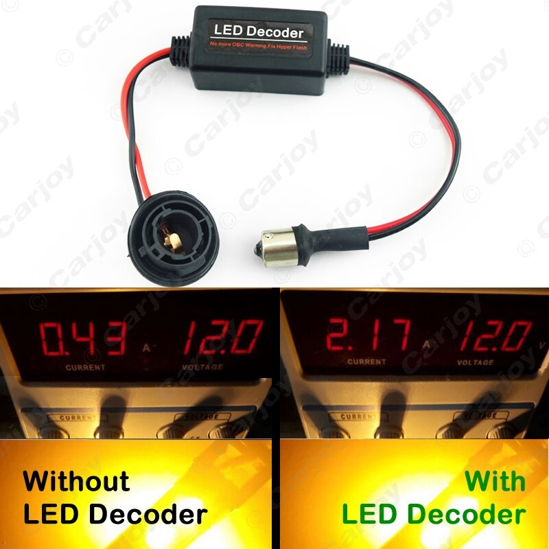 FEELDO 1PC Car BAU15S No Error Load Resistor No Flickering Decoder for LED Light Into a canbus bulb #CA3927