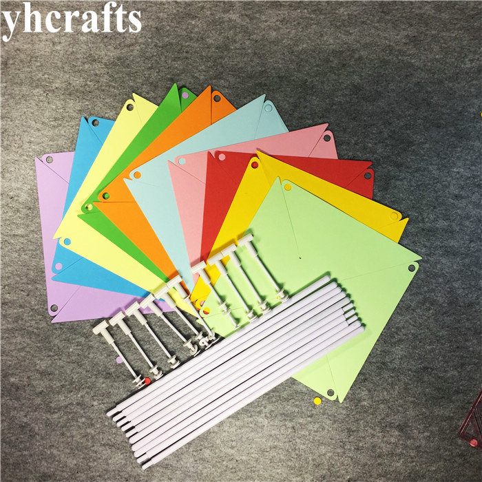 Jouets pour printemps, moulin à vent en papier, 10 couleurs, bricolage, amusement familial, arts et artisanat à l'école maternelle, jouets éducatifs, OEM