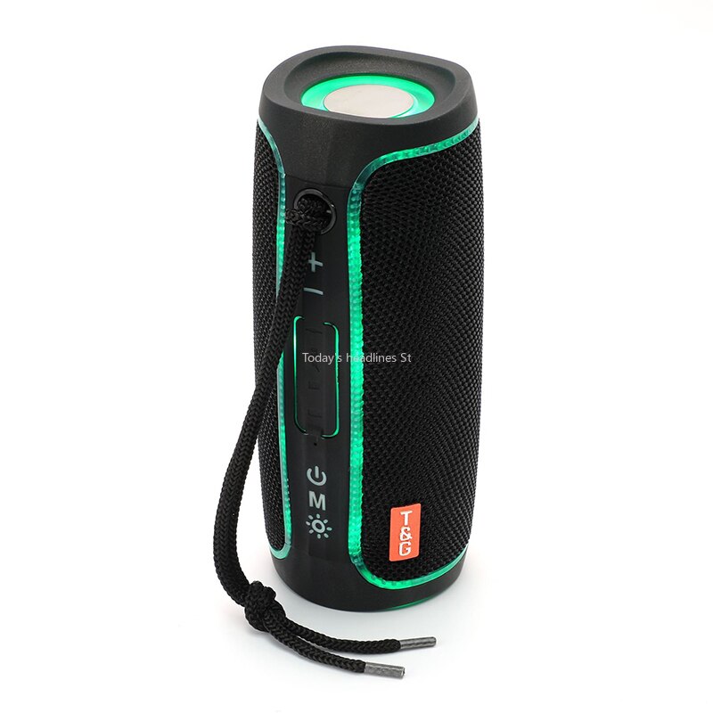 Tg288 led-außenleuchten, bluetooth-audio, dual-membran-subwoofer, tragbarer high-end-bluetooth-lautsprecher