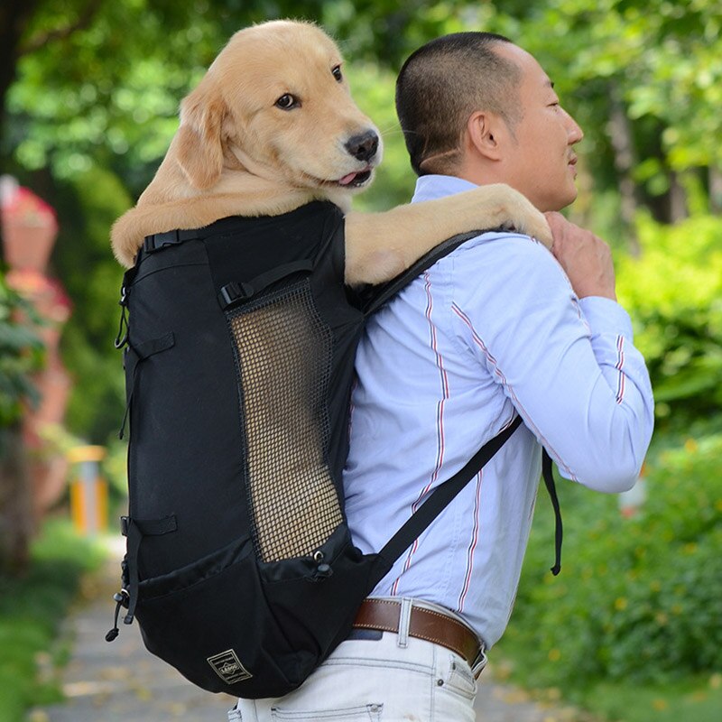 Ademend Hond Draagtas Speciaal Voor Grote Honden Outdoor Bulldog Backpacken Verstelbare Reistassen Huisdieren Producten Puppy