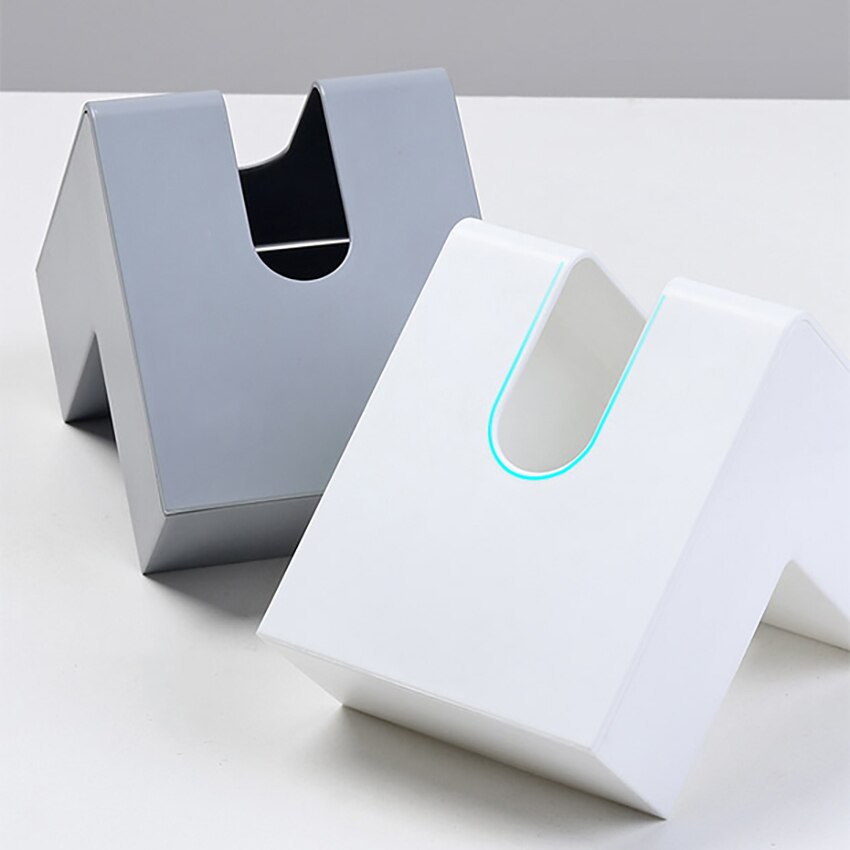 L Shaped Desk Tissue Box Removable Tissue Paper Holder Storage Boxes Home Office Kitchen Tissue Canister Storage Rack