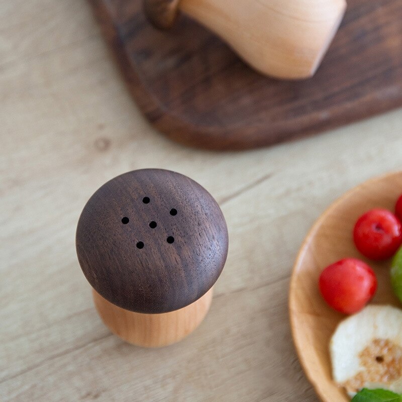 Mondadientes de madera titular automático seta Simple palillo de dientes de sala comedor hogar tarro de palillos para dientes