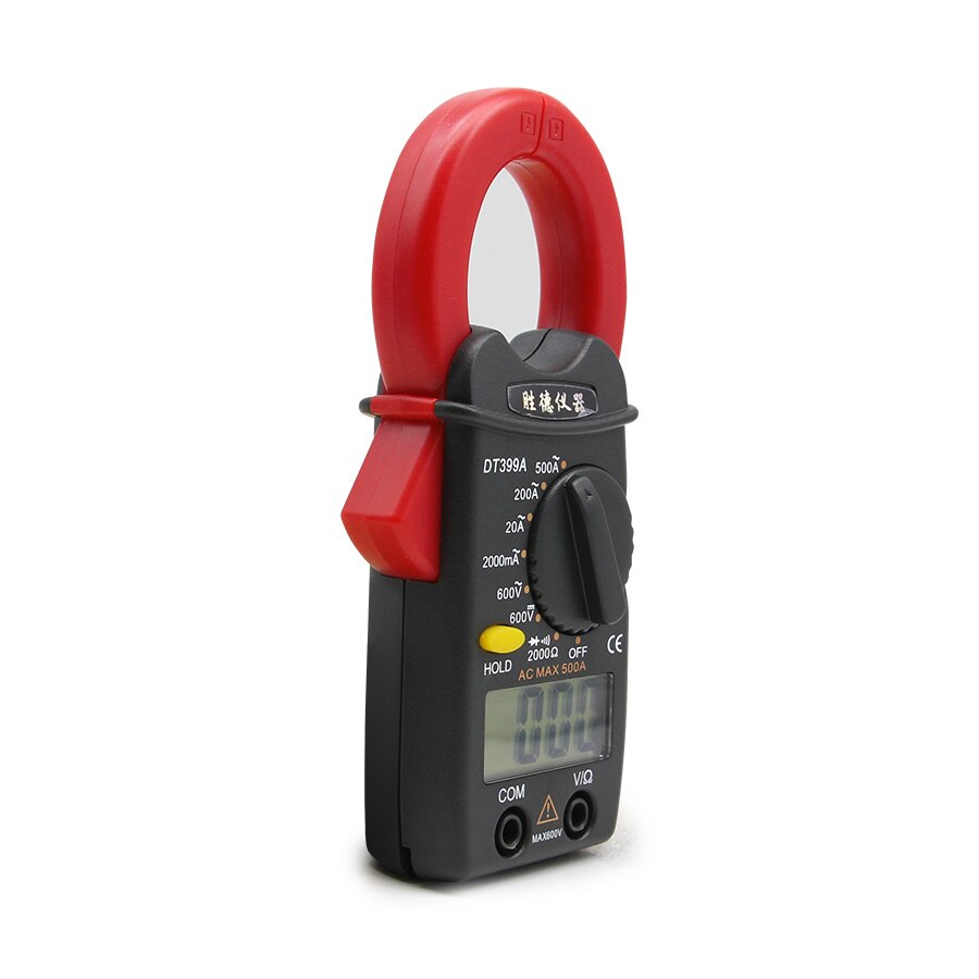 Digital Clamp Meter Mini Ammeter Clamp Multimeter Small Current Meter Voltage Current Resistance Tester