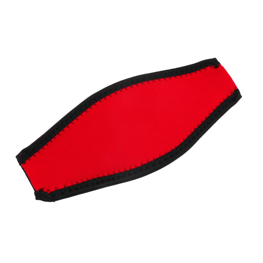 Duikers Duiken Verstelbare Fit Masker Band Haar Bescherming Gear Wrap Duiken Masker Strap Cover Neopreen: Red