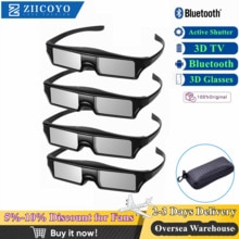 4Pcs Bluetooth Active Shutter 3D Bril Voor Samsung SSG-5100GB Vervanging Sony Panasonic 3D Tv Epson Rf 3D Bril ELPGS03
