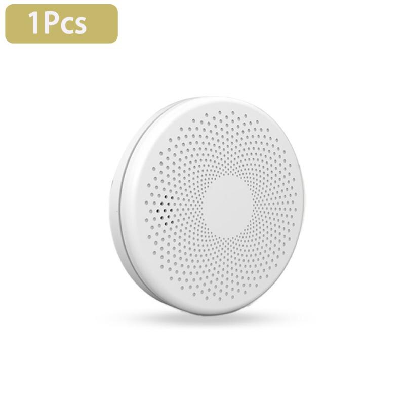 WiFi Smart Smoke Detector Home Fire Smoke Sound And Light Alarm Sensor Fire Protection Security System Firefighters Smart Home: 1pcs