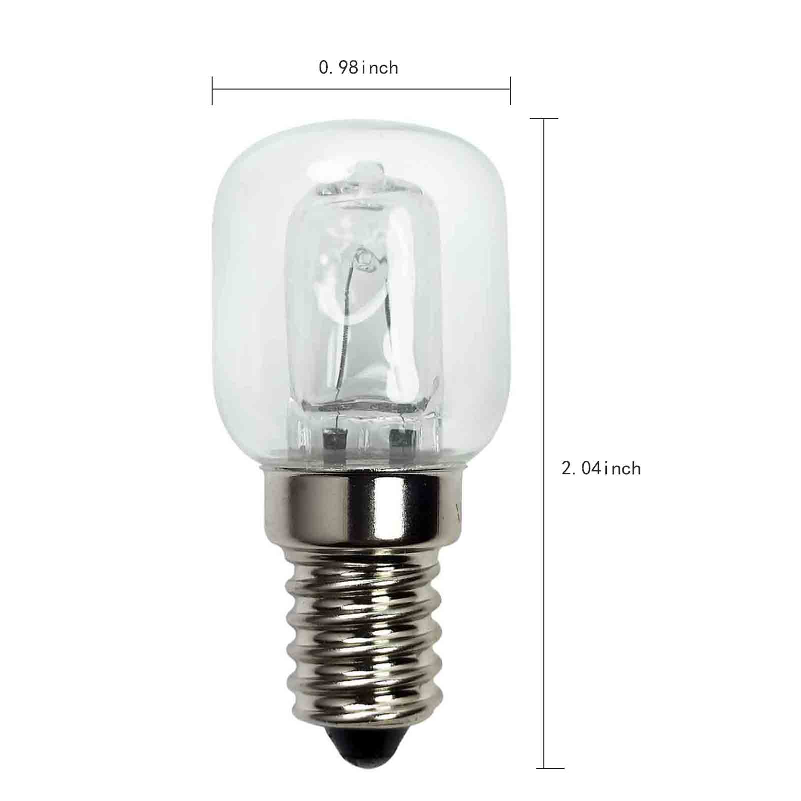 220V E14 Microwave Oven Bulbs 500 Degree High Temperature Resistant Oven Light Bulb Microwave Halogen Lamp Bulb Greater