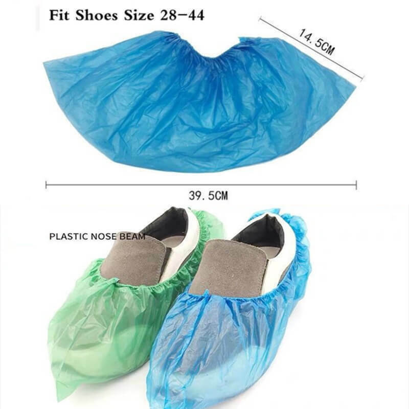 100 Stuks Wegwerp Overschoenen Thuis Indoor Antislip Cleaning Floor Non-woven Stofdicht Voeten Cover Overschoenen Voor Vrouwen mannen
