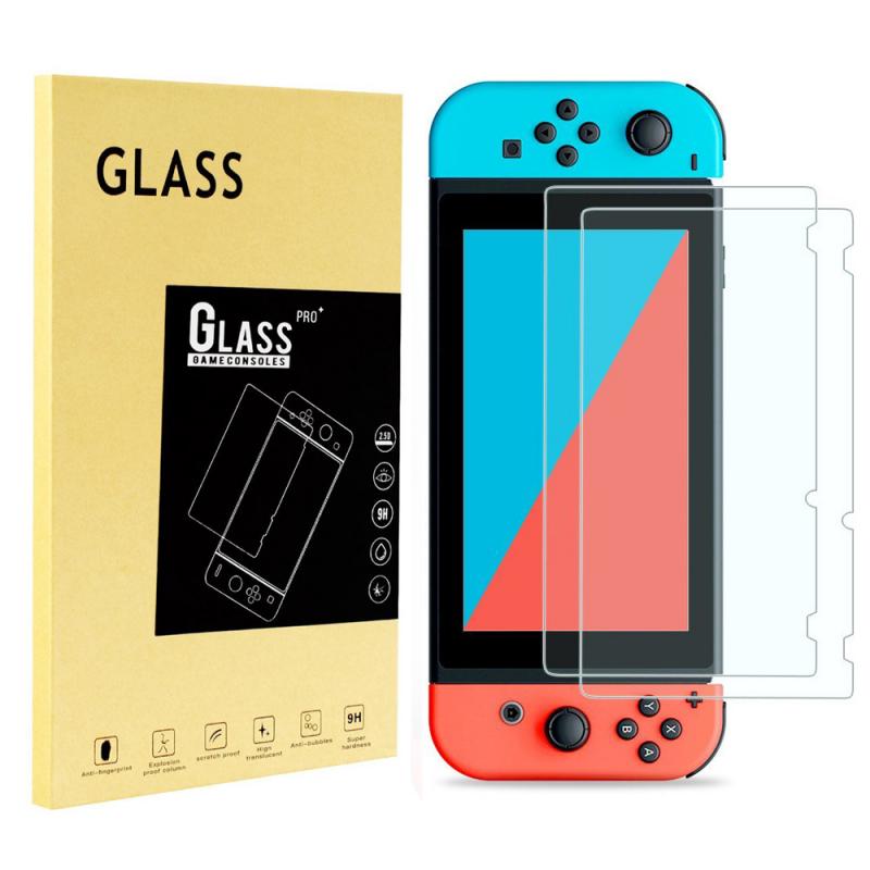 Tempered Glass Screen Protector For Nintendo Switch Console Full HD Screen Protective Film For NS Lite 2PCS