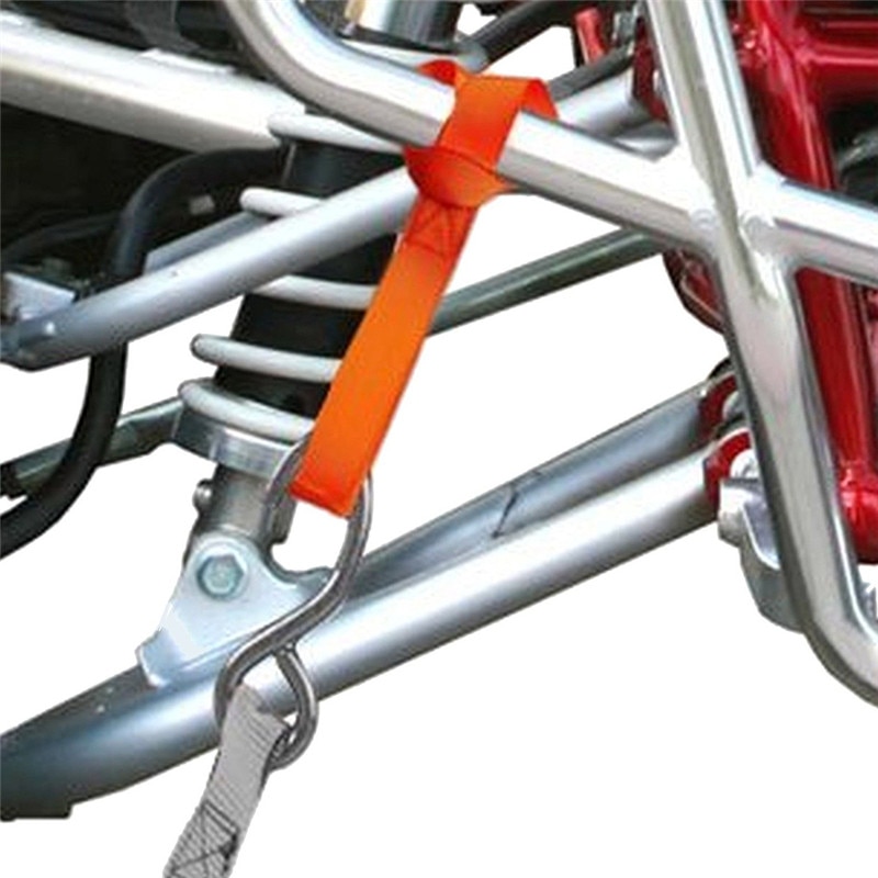 4pc 12 "myke stropper 2273lb kraftige svarte glipper til motorsykkel atv utv motorsykkel snøscooter universelle motorsykkel stropper