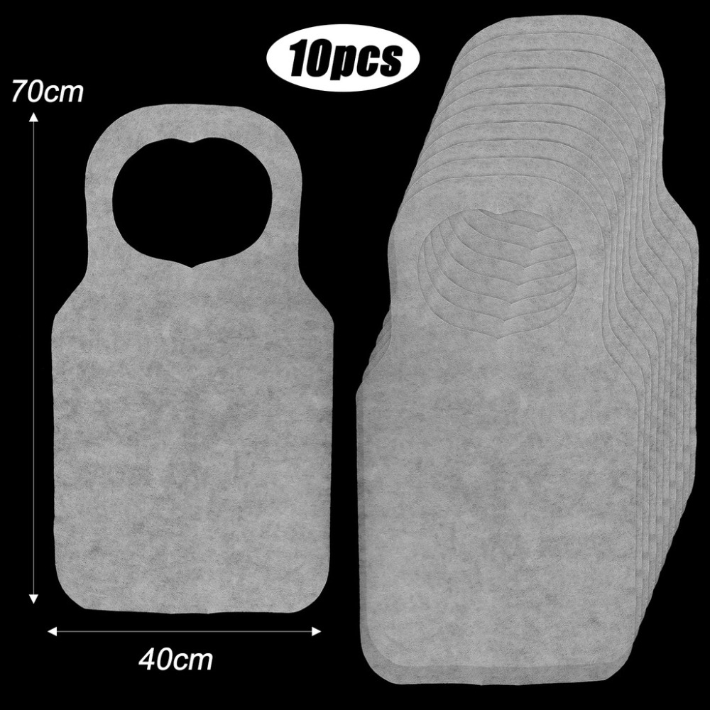 10 Pz/borsa Portatile Cuore Stampato Grembiuli Usa E Getta non Tessuto anti-incrostazione Bavaglino Grembiuli Da Cucina A Prova di Olio Ristorante Forniture per La Casa: giallo