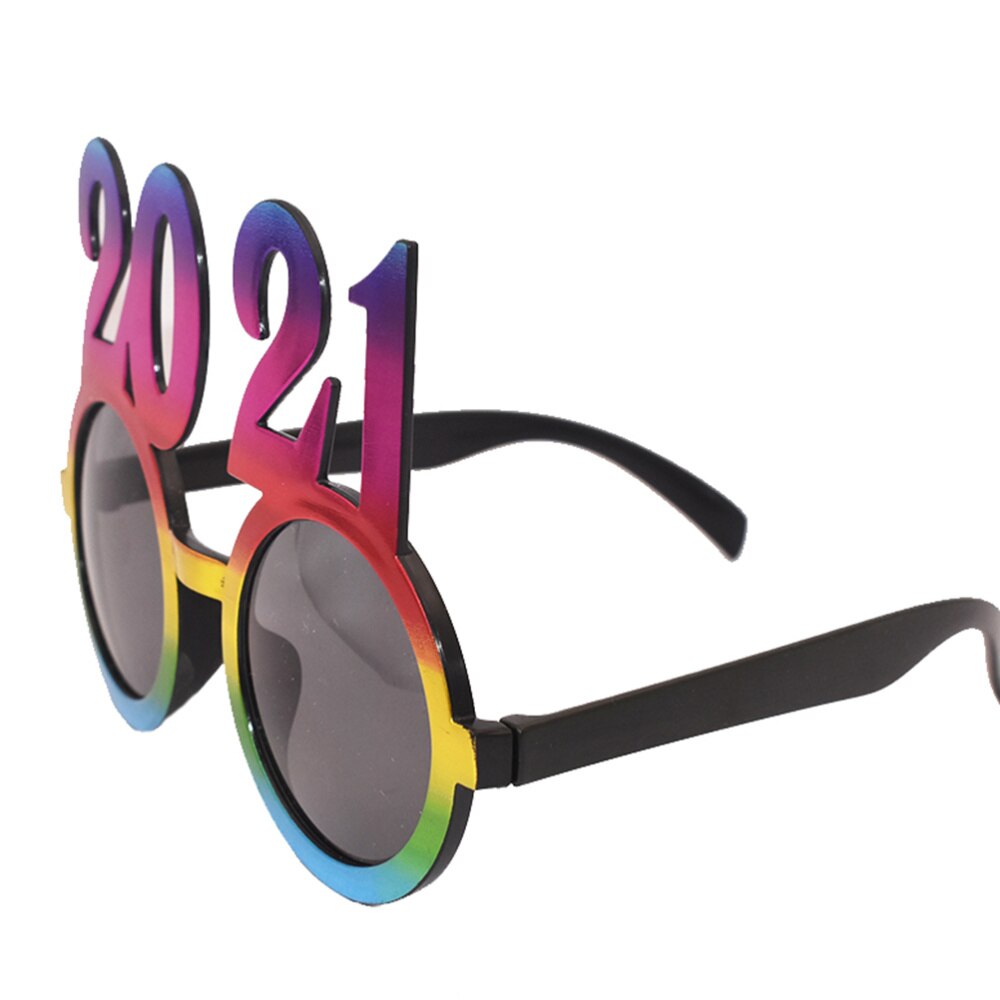 2 stk fotografering briller sjovt påklædning år briller fest dekorative briller til mand kvinde pige dreng (blændende farve: Default Title