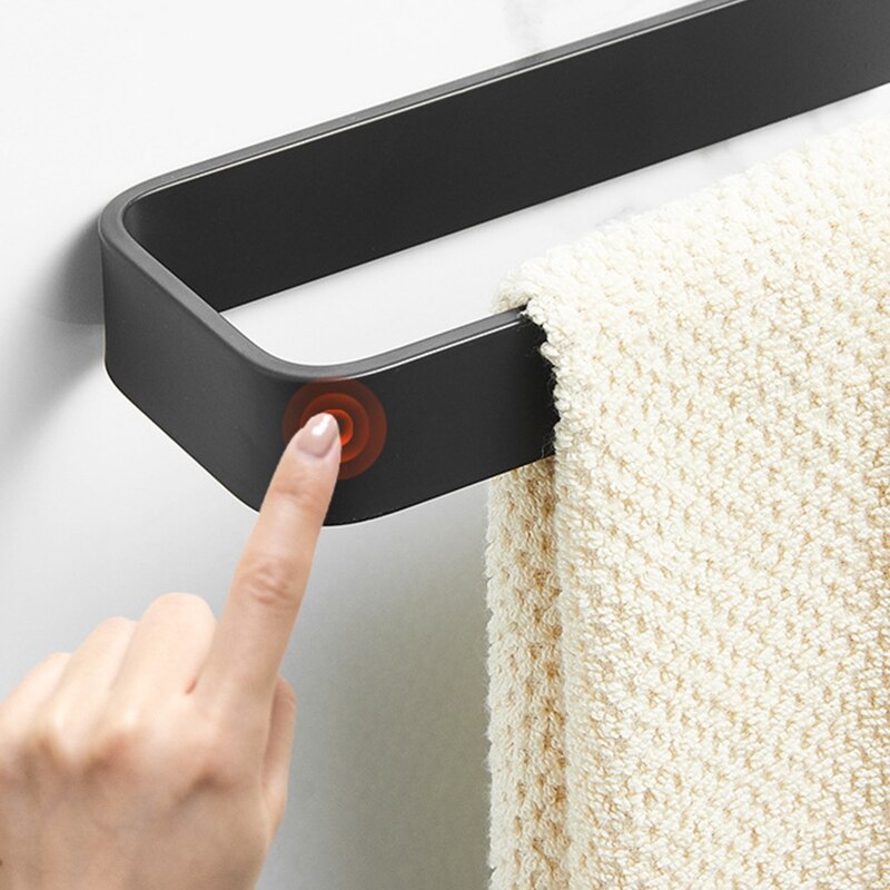 Køkkenrulleholder under kabinet mat sort papirhåndklædeholder dispenser badeværelse vægophæng rustfrit stål