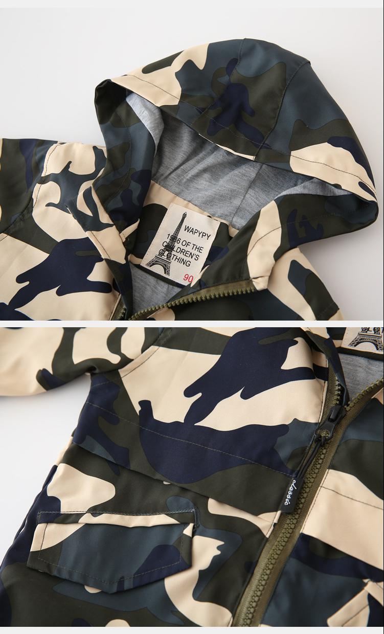Kinderen Winter Jas Peuter Jongens Winddicht Jack Met Capuchon Mode Lange Mouwen 4 Kleur Herfst Baby Boy Bovenkleding Jassen