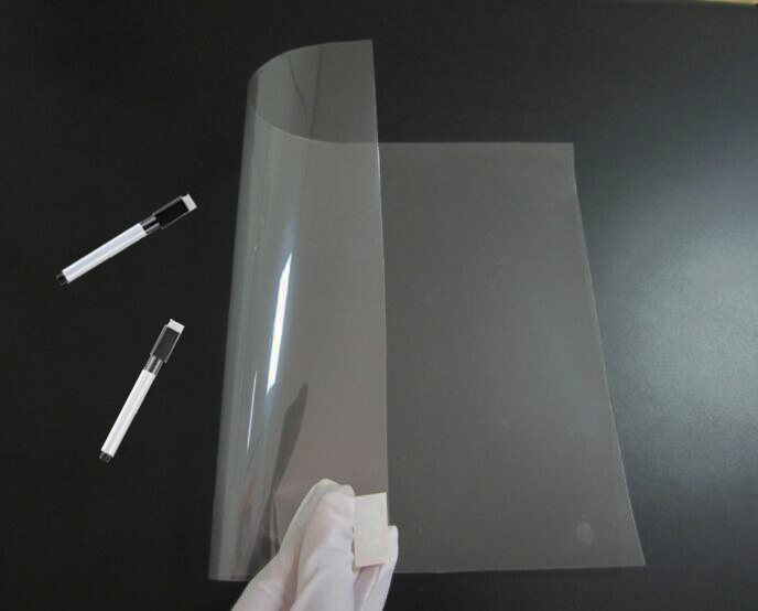 A4 samoprzylepna przezroczysta folia tablica robić pisania łatwe wymazywanie deska robić ściany szklany stół biurko przezroczysta tablica ogłoszeń płyta ścienna kij: Default Title