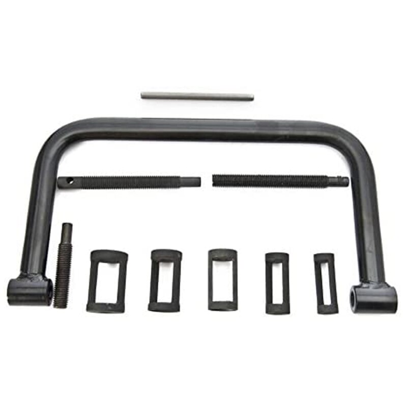 Engine Overhead Solid Valve Spring Compressor Automotive Tool C Clamp Service Set-10 Pieces