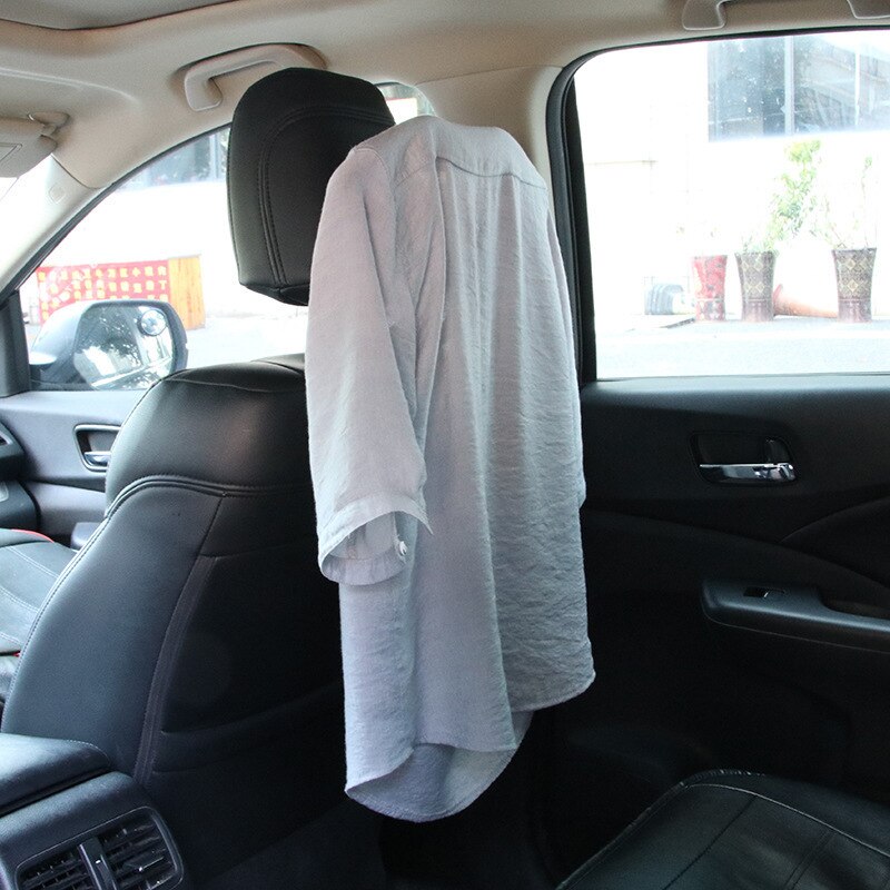 Blød pvc bilbøjler bagsæde nakkestøtte frakke tøjstativ jakker passer holder rack biltilbehør universal