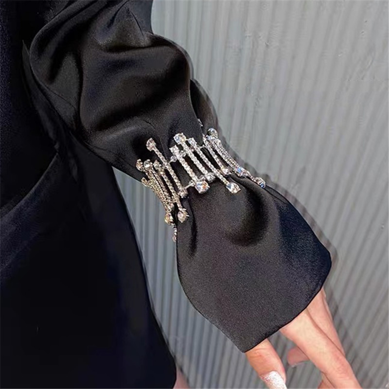 Xialuoke Mode Vol Strass Armband Voor Vrouwen Hyperbole Shiny Crystal Elastische Lijn Armbanden &amp; Bangles Partij Sieraden
