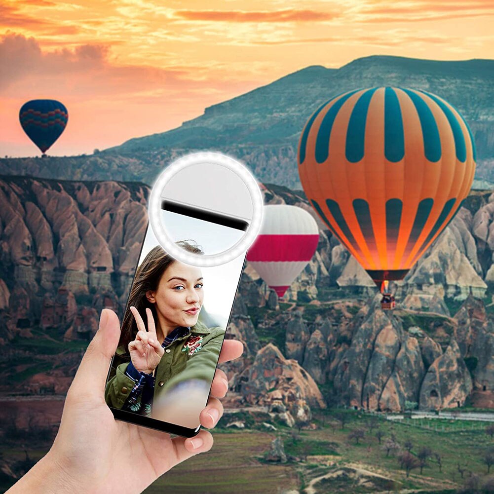 Selfie Universal Ring Light LED Circle Light Adjustable Phone Holder For Cell Phone Laptop Photography For Iphone Samsung XioaMi