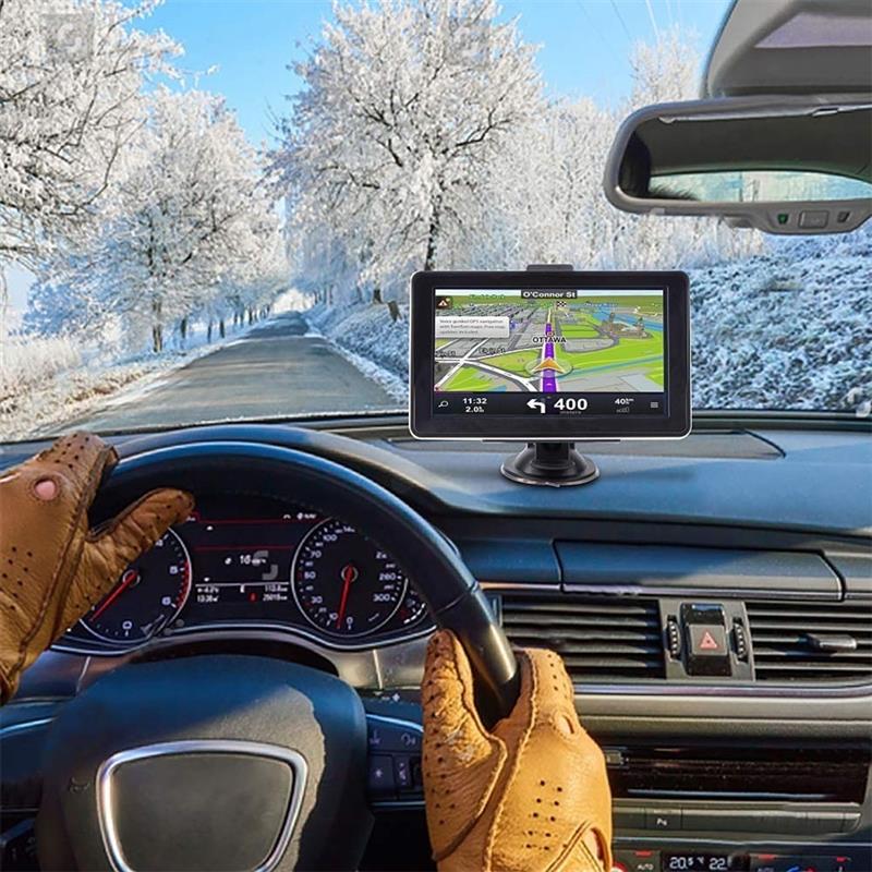 7 Inch GPS Navigator HD LCD Display Touch Control Smart Voice Turn Direction Guidance for Car GPS Navigator