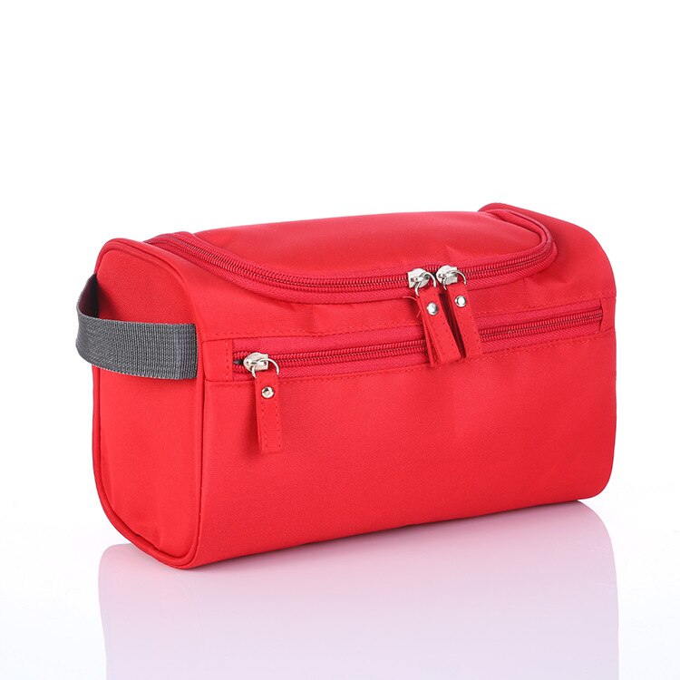 Brands Men's waterproof cosmetic bag Scrub travel large capacity organizer makeupup bag Women beautician hand vanity case bag: C-5