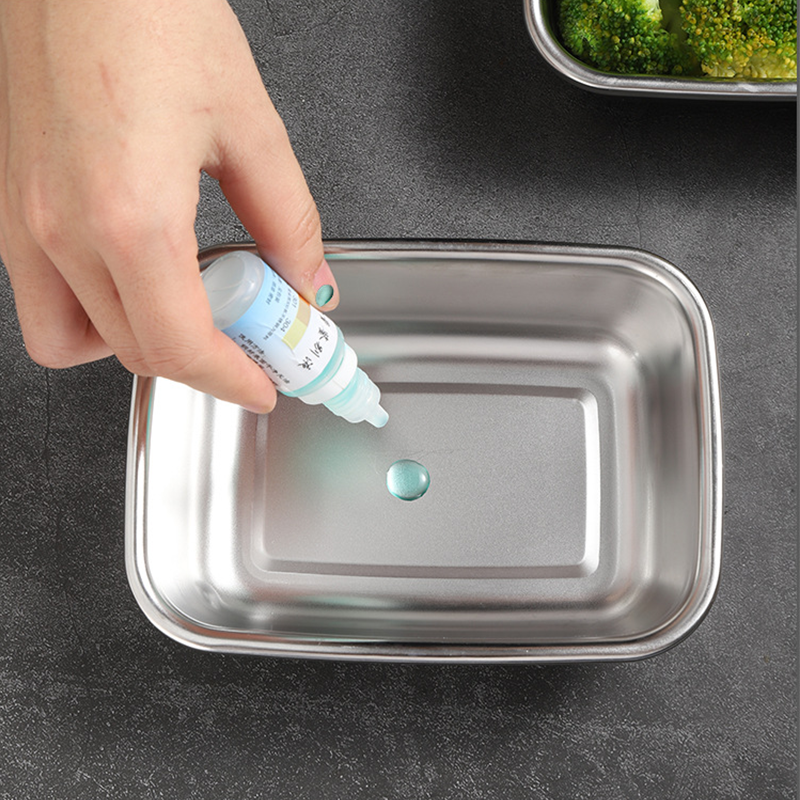 304 Stainlesss Stahl Leck nachweisen Picknick Kasten Mittagessen Kasten mit Deckel Bento Kasten Lebensmittel Lagerung Container Für freundlicher Tragbare Lebensmittel bento Kasten