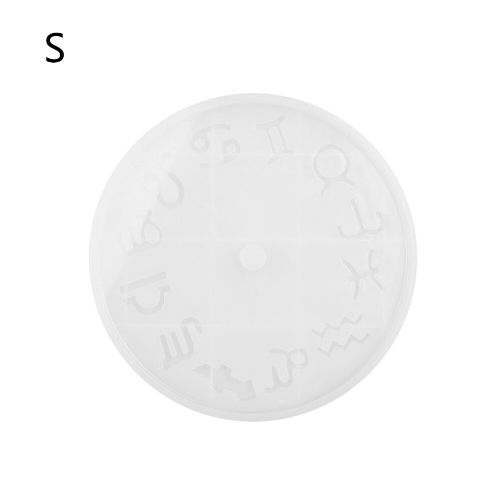 Cement Beton Siliconen Mal Diy Ambachtelijke Klok Maken Klei Gips Klei Cement Klok Mould Tool Voor Thuis Leveringen: q4