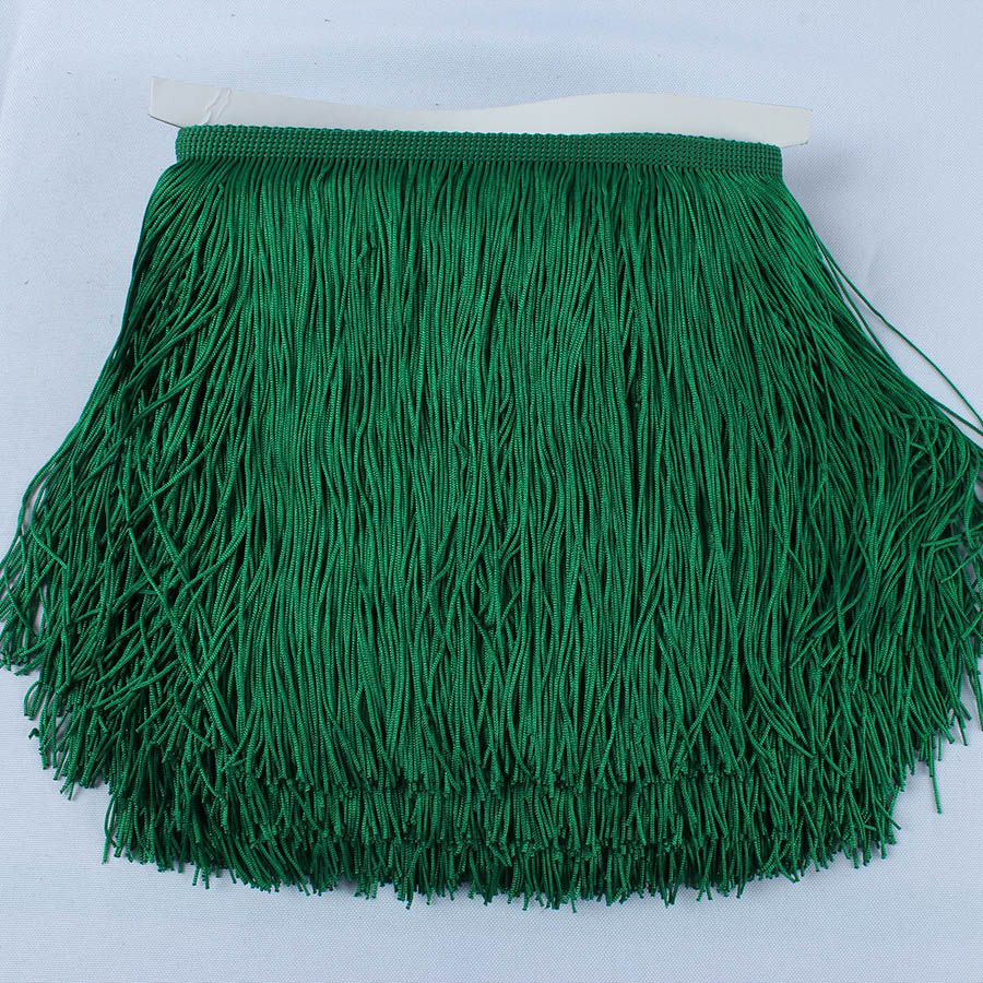 10 Yards/lot Lace Fringe Tassel Polyester Lace Trim Lint DIY Gordijn Latin Jurk Podium Kledingstuk 15 cm/ 20 cm/30 cm Breed