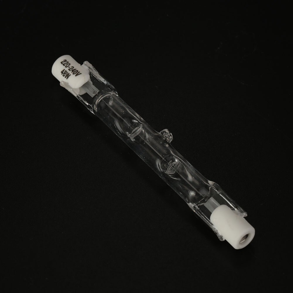 Halogen Lamp Tungsten-Iodine Lamp Indoor Outdoor Lighting Fixture Household Supply 48W 220V-240V Glass R7S Transparent
