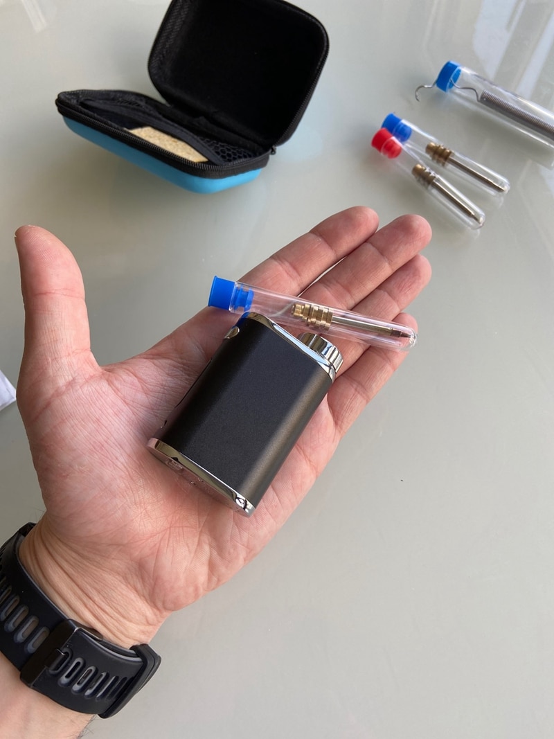 Portable rechargeable soldering iron, USB wireless battery soldering iron, 1W-75W high-power outdoor soldering iron